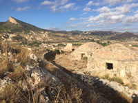 Minas de azufre. La serrata. Lorca. Murcia.  