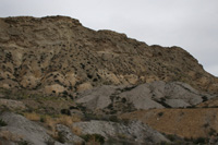 Minas de azufre. La serrata. Lorca. Murcia.