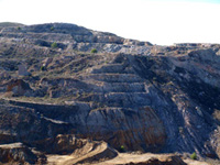 Corta Brunita, La Peraleja, Sierra Minera de Cartagena-La Unión, La Unión, Murcia