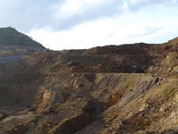 Corta San José, Sierra Minera de Cartagena-La Unión, Portmán, La Unión, Murcia