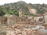 Lavadero el Arresto, rambla del Avenque, Sierra Minera Cartagena la Unión