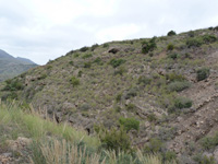 Mina Permuta (Obdulia), Cabezo del Laberinto, Rambla del Avenque, Sierra Minera Cartagena la Unión