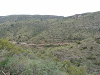 Mina Permuta (Obdulia), Cabezo del Laberinto, Rambla del Avenque, Sierra Minera Cartagena la Unión