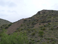 Mina Permuta (Obdulia), Cabezo del Laberinto, Rambla del Avenque, Sierra Minera Cartagena la Unión