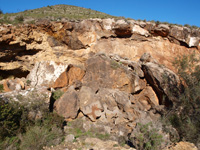 Mina Permuta (Obdulia), Cabezo del Laberinto, Rambla del Avenque, Sierra Minera Cartagena la Unión