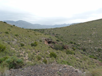 Mina Permuta (Obdulia), Cabezo del Laberinto, Rambla del Avenque, Sierra Minera Cartagena la Unión