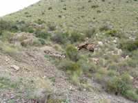 Mina Permuta (Obdulia), Cabezo del Laberinto, Rambla del Avenque, Sierra Minera Cartagena la Unión