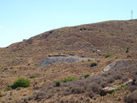 Mina Rómulo, Collado La Mina, Llano del Beal, Sierra Minera de Cartagena-La Unión, Cartagena, Murcia