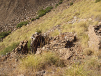 Mina Rómulo, Collado La Mina, Llano del Beal, Sierra Minera de Cartagena-La Unión, Cartagena, Murcia