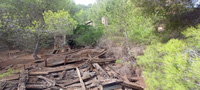   Mina Secretaria, Barranco de Magreros, Llano del Beal, Sierra Minera de Cartagena-La Unión, Cartagena, Murcia