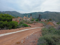Mina Segundo San Rafael, el Gorguel, Cartagena, Sierra Minera Cartagena la Unión. Murcia