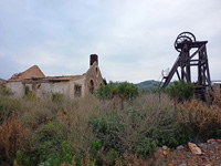 Mina Segundo San Rafael, el Gorguel, Cartagena, Sierra Minera Cartagena la Unión. Murcia