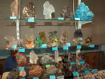 Grupo Mineralógico de Alicatnte. II Feria de Minerales de Elche. Stand de Antonio Alvarez