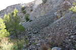Cantera de Ofitas. Sierra de Olta. Calpe