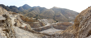 Cantera de áridos de Sodira. Cabeçonet, Busot, Alicante