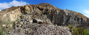 Cantera Alabastre. Cañada del Fenollar. Alicante