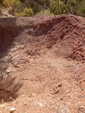 Afloramiento del Keuper, Los Molinillos, Minglanilla, Comarca Manchuela Conquense, Cuenca