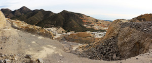 Cantera de áridos de Sodira. Cabeçonet, Busot, Alicante