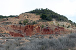 Canteras de  arcilla. ALrededores del Cabezo de Mira. Biar. Alicante