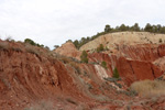 Canteras de  arcilla. ALrededores del Cabezo de Mira. Biar. Alicante