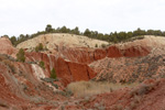 Canteras de  arcilla. ALrededores del Cabezo de Mira. Biar. Alicante