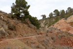 Canteras de  arcilla. ALrededores del Cabezo de Mira. Biar. Alicante
