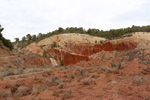 Canteras de  arcilla. ALrededores del Cabezo de Mira. Biar. Alicante