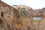 Canteras de  arcilla. ALrededores del Cabezo de Mira. Biar. Alicante
