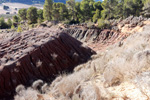 Canteras de  arcilla. ALrededores del Cabezo de Mira. Biar. Alicante
