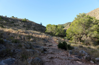 Minería de hierro. Barranco de las minas. Orihuela. Alicante