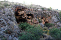 Minería de hierro. Barranco de las minas. Orihuela. Alicante