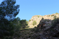 Minería de hierro. Barranco de las minas. Orihuela. Alicante