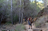 Minería de hierro. Barranco de las minas. Orihuela. Alicante