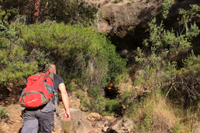 Minería de hierro. Barranco de las minas. Orihuela. Alicante