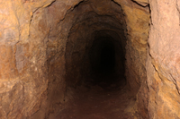 Minería de hierro. Barranco de las minas. Orihuela. Alicante