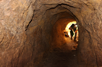 Minería de hierro. Barranco de las minas. Orihuela. Alicante