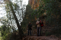 Minería de hierro. Barranco de las minas. Orihuela. Alicante