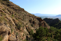 Minería de hierro. Barranco de las minas. Orihuela. Alicante