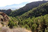 Minería de hierro. Barranco de las minas. Orihuela. Alicante