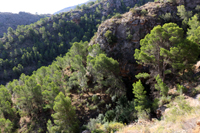 Minería de hierro. Barranco de las minas. Orihuela. Alicante