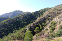 Minería de hierro. Barranco de las minas. Orihuela. Alicante
