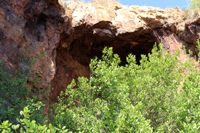 Minería de hierro. Barranco de las minas. Orihuela. Alicante