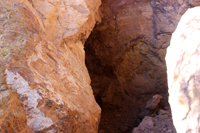 Minería de hierro. Barranco de las minas. Orihuela. Alicante