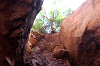 Minería de hierro. Barranco de las minas. Orihuela. Alicante
