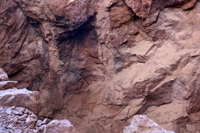 Minería de hierro. Barranco de las minas. Orihuela. Alicante