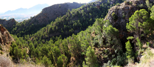 Minería de hierro. Barranco de las minas. Orihuela. Alicante