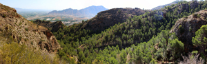 Minería de hierro. Barranco de las minas. Orihuela. Alicante