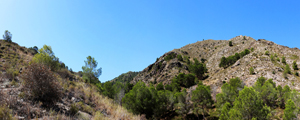 Minería de hierro. Barranco de las minas. Orihuela. Alicante