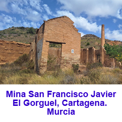 Mina San Francisco Havier. Rambla del Arenque. El Gorguel. Cartagena. Murcia  