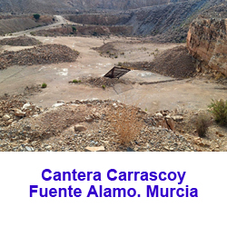 Cantera Carrascoy. Fuente Álamo. Murcia 